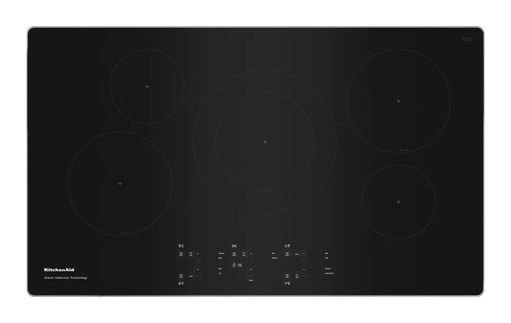 Kitchen Aid KCIG556JSS 36-Inch 5-Element Sensor Induction Cooktop