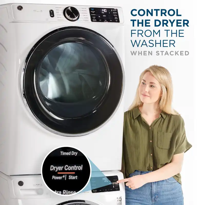 Ge Appliances GFW510SCVWW 4.6 cu. ft. Front Load Washer with OdorBlock���