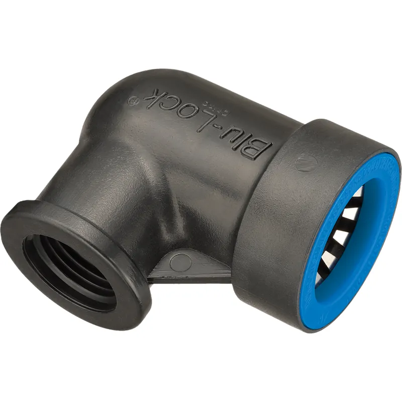Hydro-Rain BL407-101 Blu-Lock Elbow 3/4 in. x 1/2 in. BL x FIPT