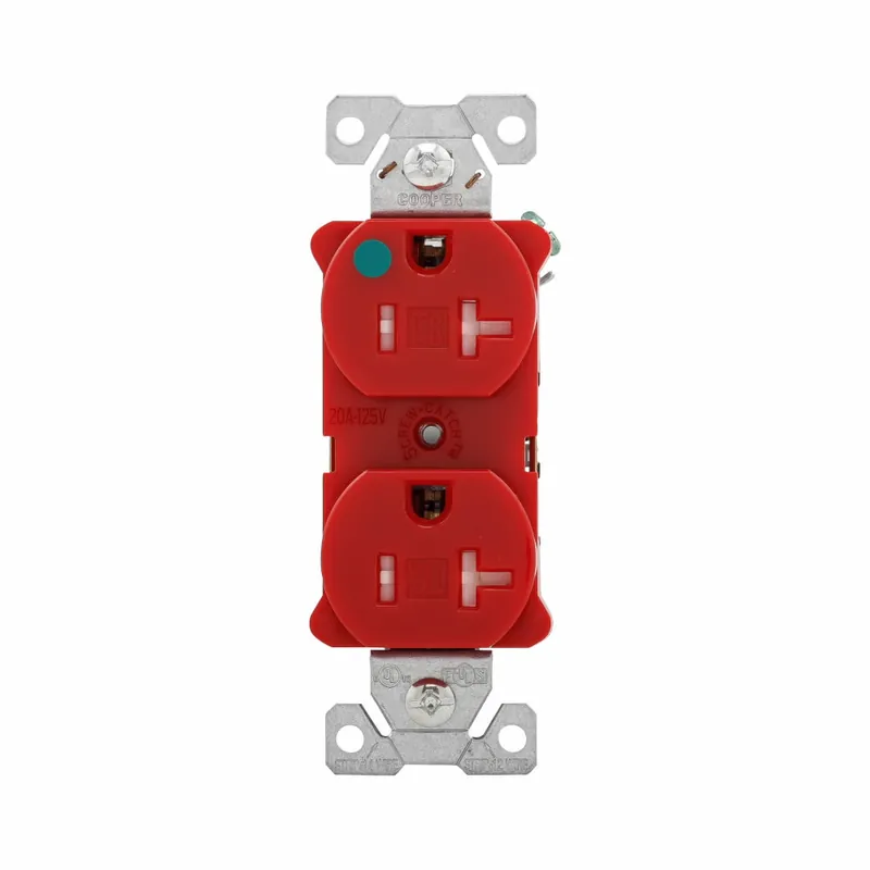 Eaton TR8300RD straight blade receptacle 20 amp