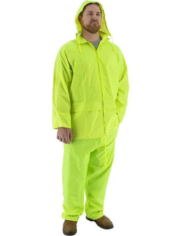 Majestic 71-2040/X1 2-Piece Hooded Waterproof Rain Suit