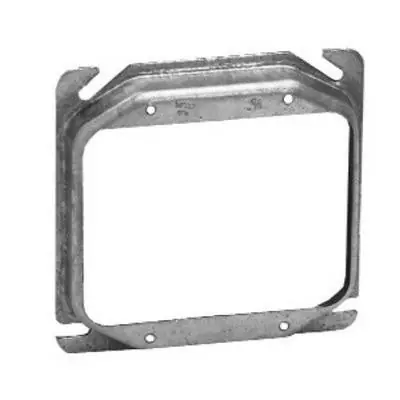 Crouse Hinds TP500 Steel 2-Gang Raised Mud Ring 4-Inch x 4-Inch x 3/4-Inch 9-Cubic-Inch