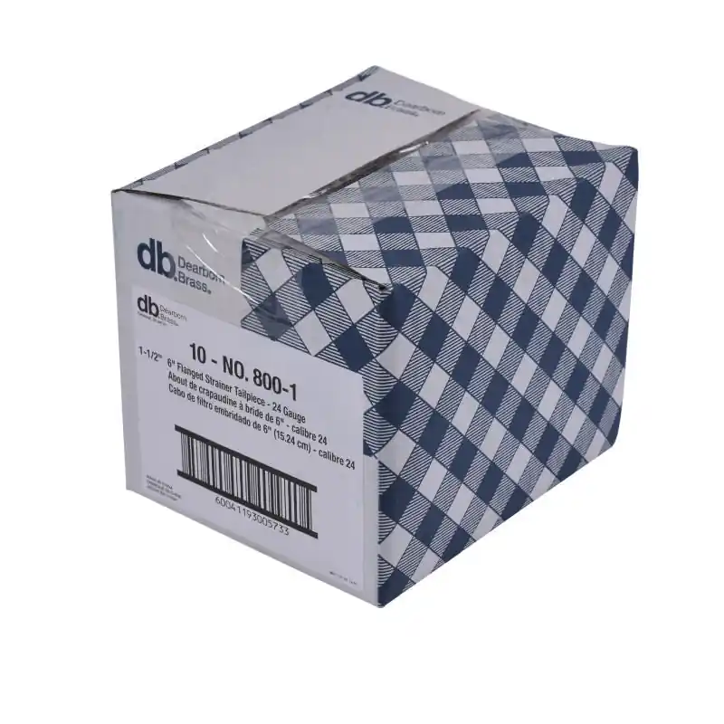 Oatey 800-1 dearborn 1-1/2x6 flg chrome plated tailpiece