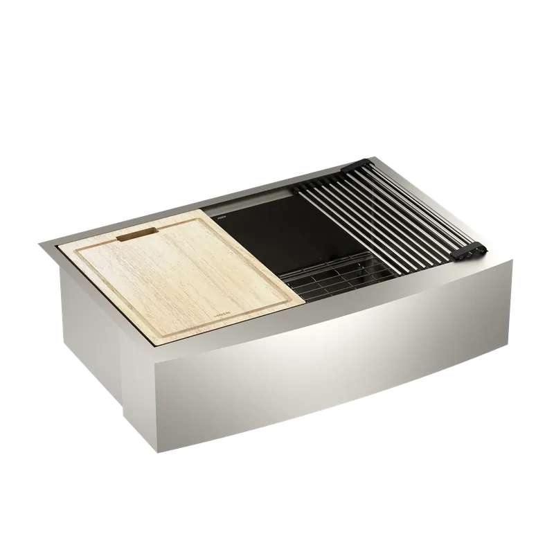 Moen GS181050BUX Luxe Chef 33 inches x 22 inches Single Bowl Workstation Sink