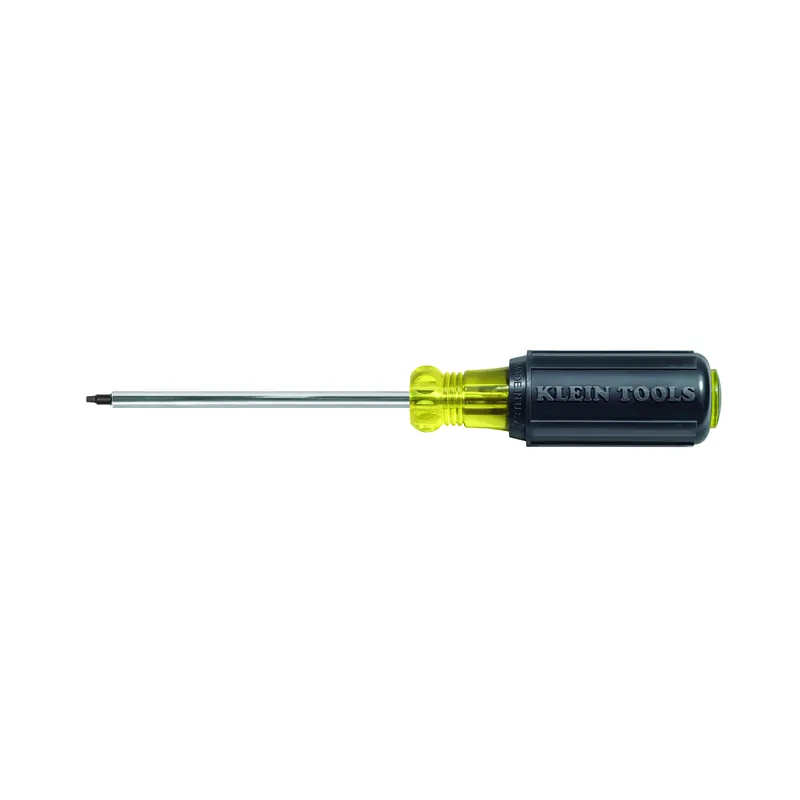 Klein Tools 661 Screwdriver, #1 Square Recess Tip, 4-Inch Shank