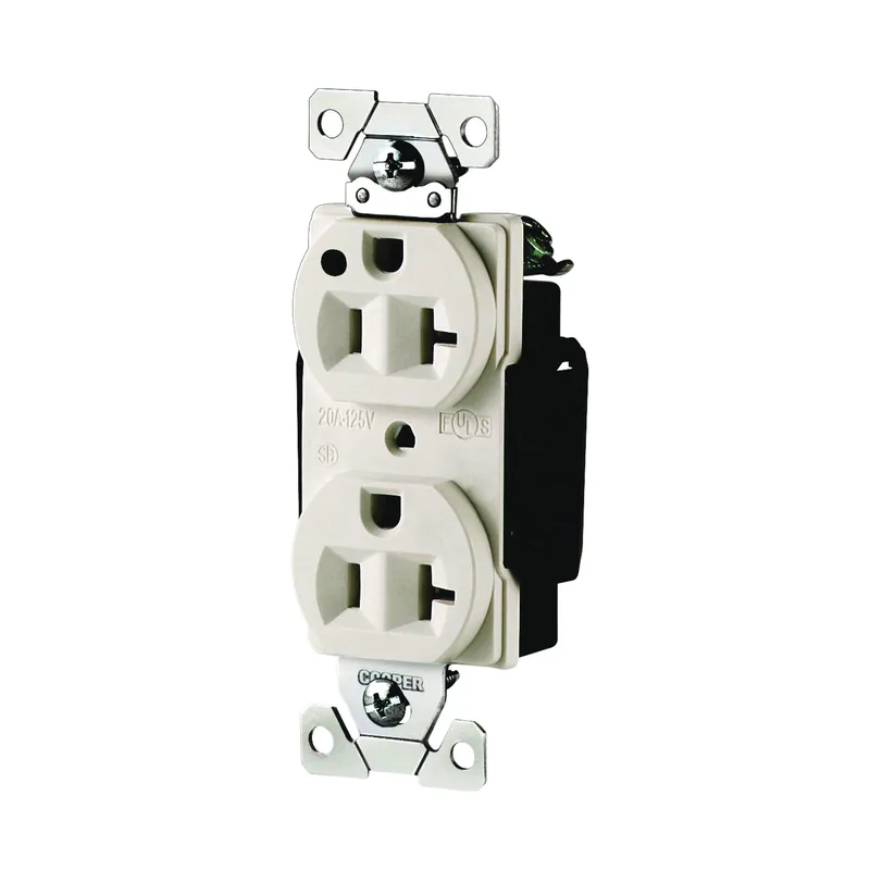 Eaton AH8300W duplex receptacle 20A 125V