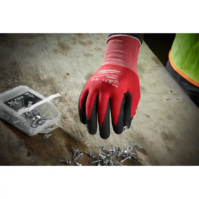 Milwaukee 48-22-8903 unisex XL Nitrile Coated Cut Level 1 work glove