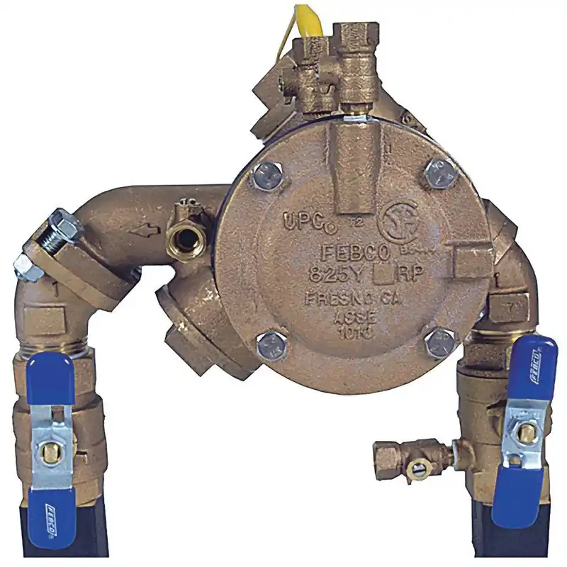 Febco F825DYA F825DYA 3/4 in Bronze Reduced Pressure Zone Backflow Preventer Assembly