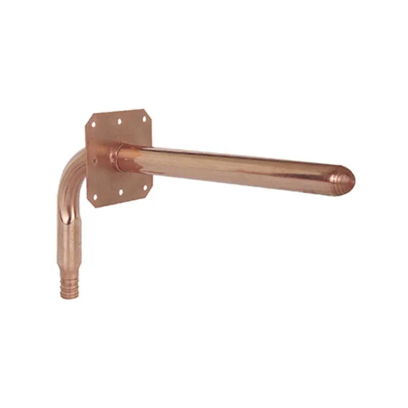 Sioux Chief 630X246E Copper Stub Out Elbow for 1/2 inches PEX tubing, with Ear, 6 inches x 3.5 inches