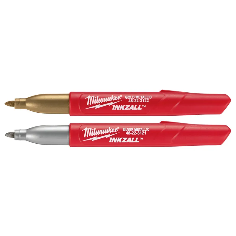 Milwaukee 48-22-3123 Inkzall SilverGold/ Fine Point Markers (2pk)