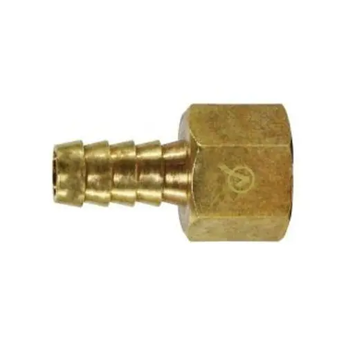 Midland Metal 707002-0808 Hose Barb Fitting 1/2 inches Hose ID x 1/2 inches Female NPTF Rigid Adapter