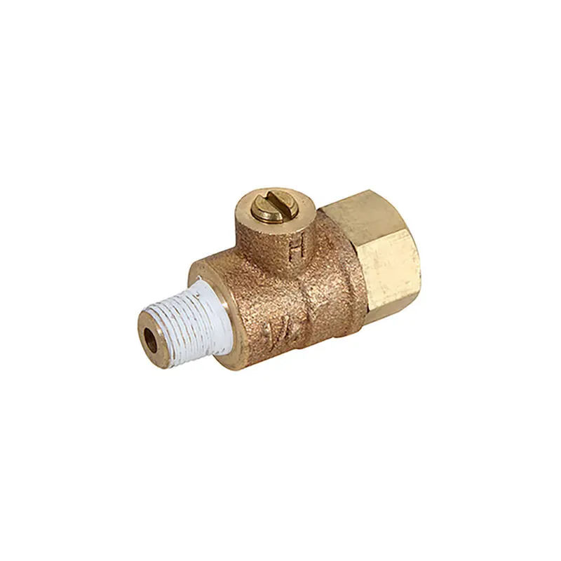 Aqualine TC-1414F Universal TC Lead Free Male x Female with Test Cock 1/4 in. x 1/4 in. MIPT x FIPT