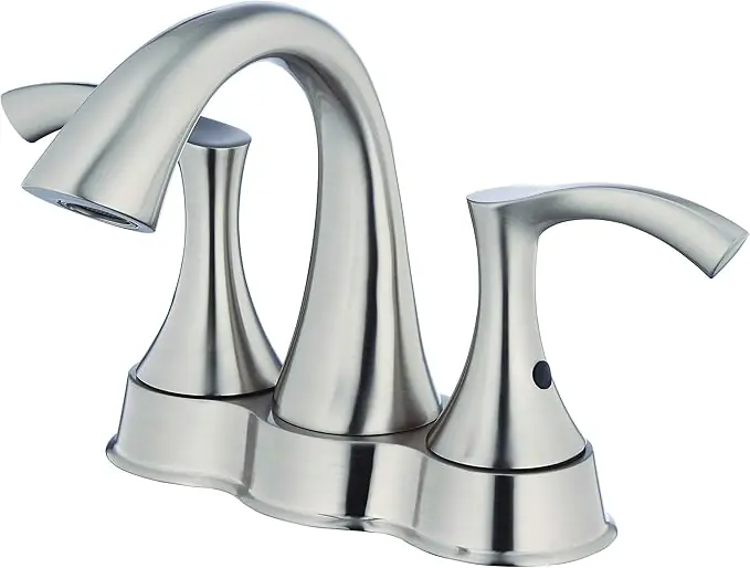 Danze D301122bn Dual-Handle 4 feet' Mount, 3 Hole Bathroom Faucet