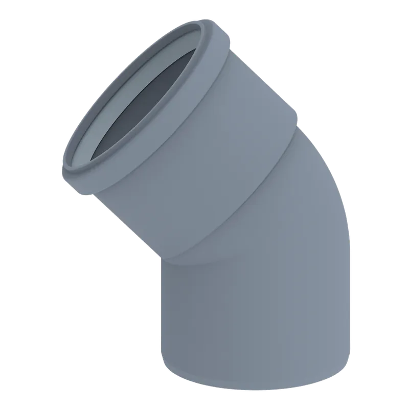 Centrotherm 250405208140 4 x 45 Elbow w/Long Socket