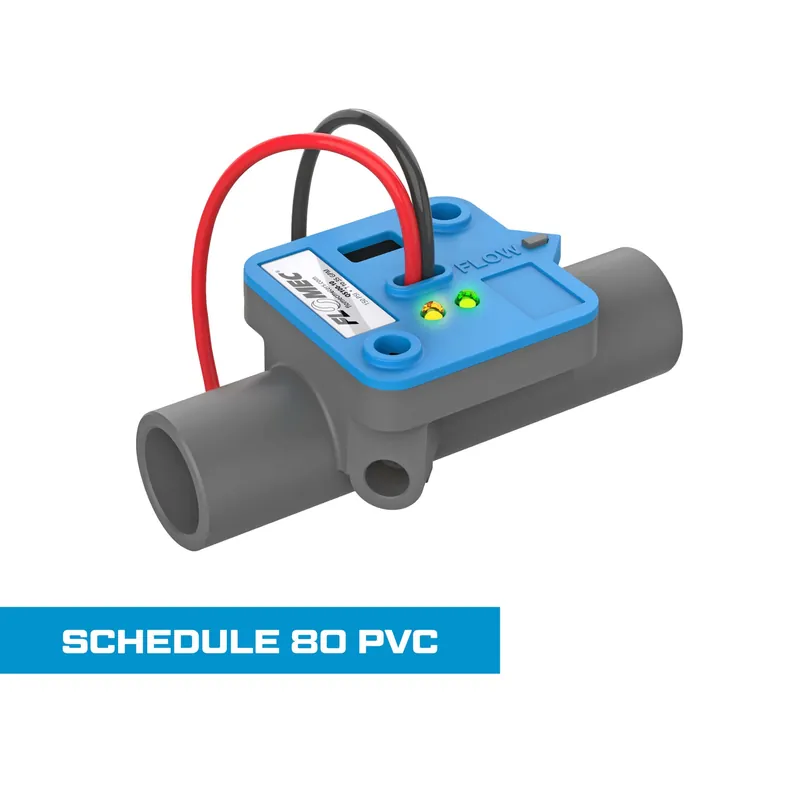 Flomec QS100-10 ultrasonic inline flow sensor for irrigation 1 inch