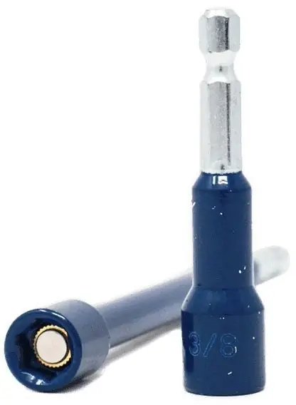 Rack-A-Tiers 70731BLP1 3/8IN Blue Hex But, 2 1/2IN
