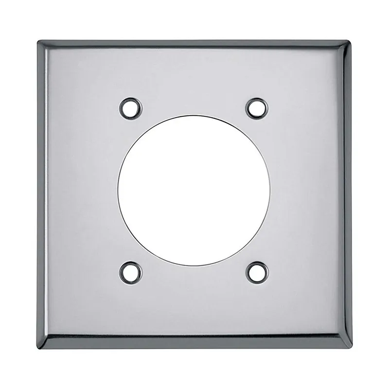 Eaton 68-BOX standard power outlet wallplate 2 gang