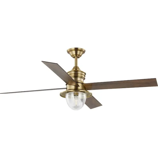 Progress Lighting P250075-163-WB Gillen 56-in Ceiling Fan With Light and Remote