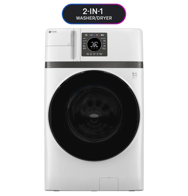 Ge Appliances PFQ83HSSWWW Profile 2-in-1 Washer/Dryer 4.6 cu. ft.