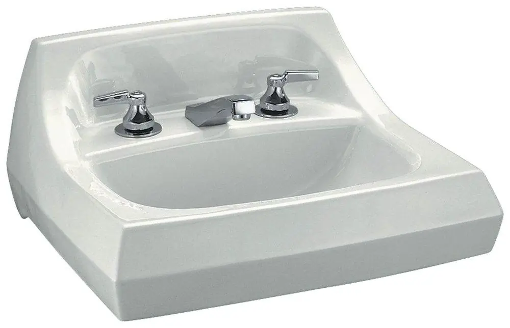 Kohler 2005-R-0 Kingston Rectangular Wall Mount Bathroom Sink 21-1/4 x 18-1/4 in.