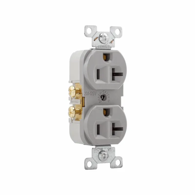 Eaton CR20GY Duplex Tamper-Resistant Straight Blade Receptacle 20A 125V
