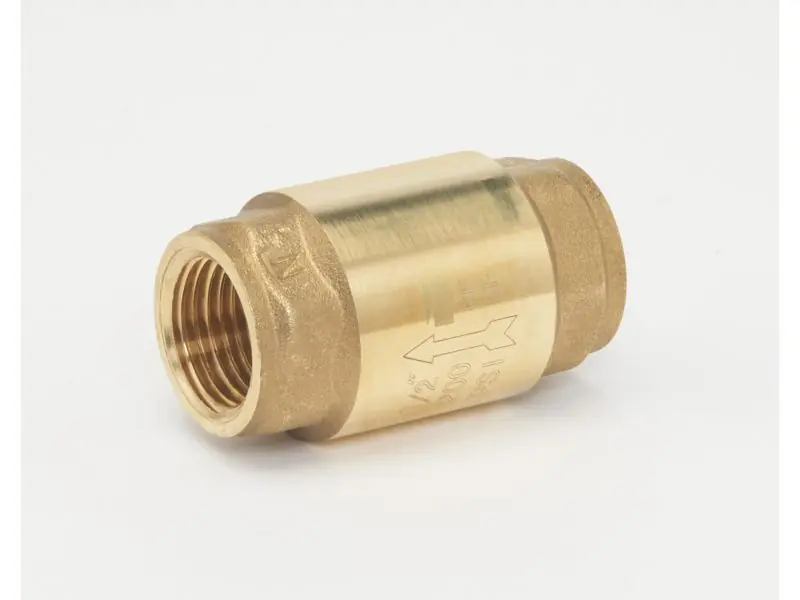 Bk Products 101-304NL Brass 3/4-in FIP x 3/4-in FIP In-Line Check Valve
