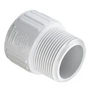 Spears 446-053 3/8x1/2 PVC IPT Adapter MPTxFPT SCH40