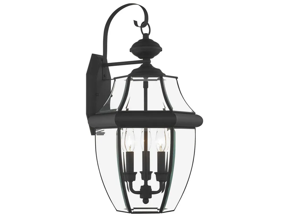 Livex Lighting 2351-04 Monterey 3 Light Outdoor Wall Lantern
