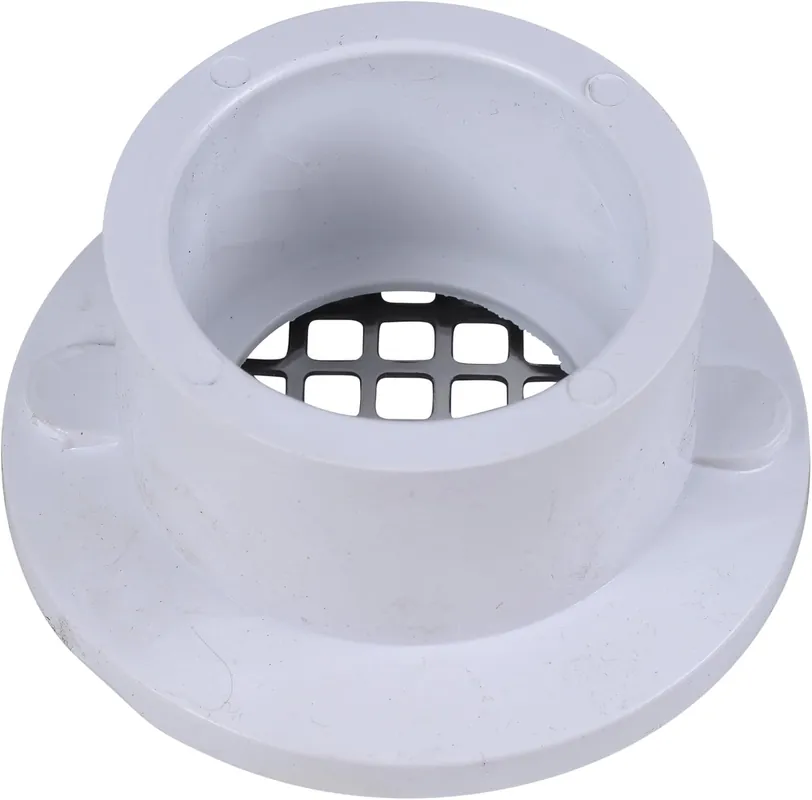 Oatey 43579 2 in. or 3 in. PVC General Purpose Drain with 4 in. Stainless Steel Screw-Tite Strainer