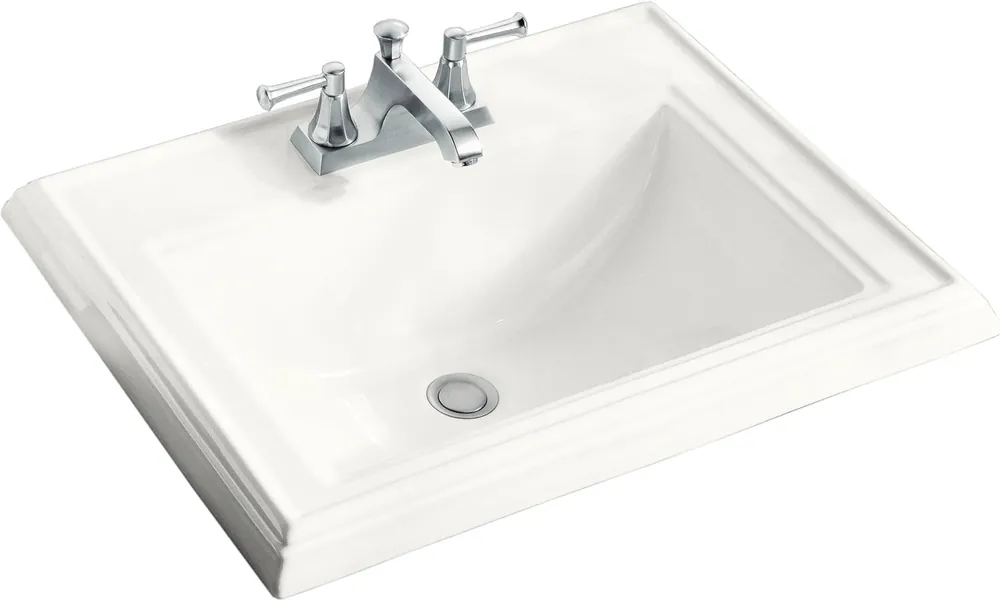 Kohler K-2241-4-0 Memoirs Self-Rimming Bathroom Sink 4 inches Centers REPLACEMENT K-2337-4-0