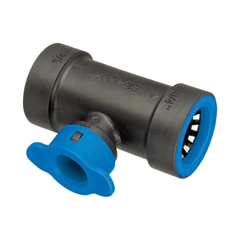 Hydro-Rain BL401-101 Blu-Lock Tee 3/4 in. x 3/4 in. x 1/2 in.