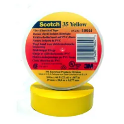 3M 35YELLOW Scotch Vinyl Electrical Color Coding Tape 66 Ft.