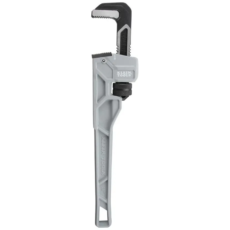 Klein Tools 68225 Adjustable Cast Aluminum Pipe Wrench 18-Inch