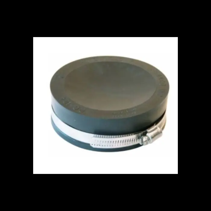 Mission Rubber 702019 Band-Seal End Cap, 2 in, Cast Iron/Plastic/Steel