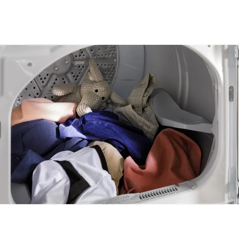Ge Appliances GTD45EASJWS 7.2 cu. ft. Capacity aluminized alloy drum Electric Dryer with Sensor Dry
