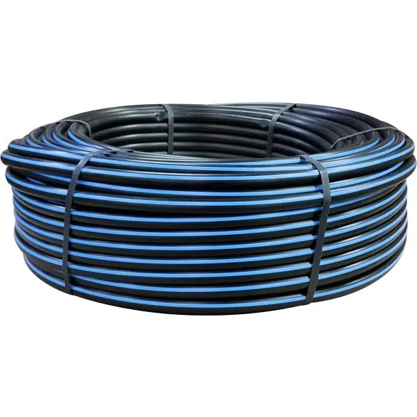 Toro T-EHD1645-050A Blue Stripe Poly Tubing 5/8 inches 500 feet Roll