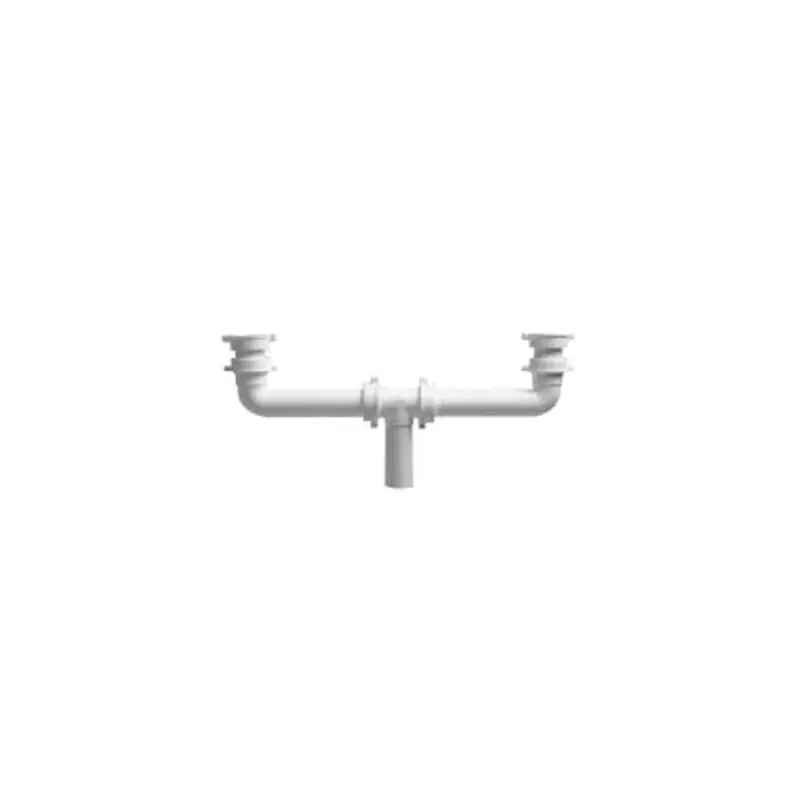 Oatey P9123A Center Outlet Waste with Baffle Tee 1-1/2 inches x 16 inches