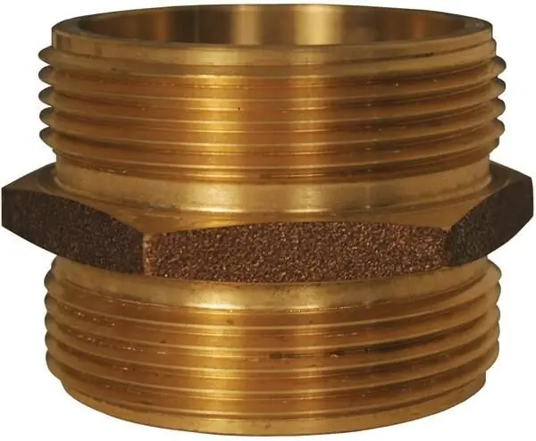 Dixon Valve DMH2025F Double Male Hex Nipple 2 inches x 2-1/2 inches