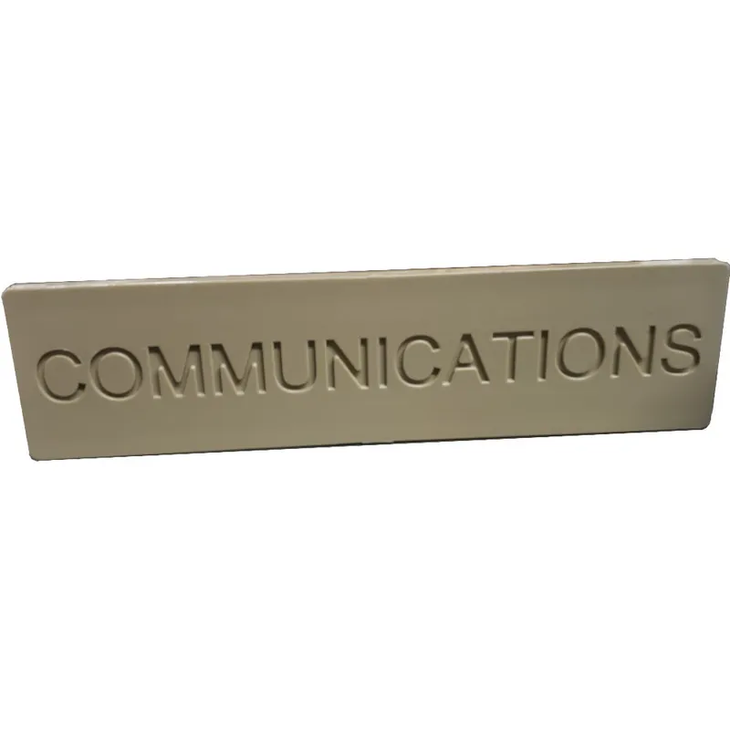 Maclean Power 20GLM00 Communications Nameplate Glue In