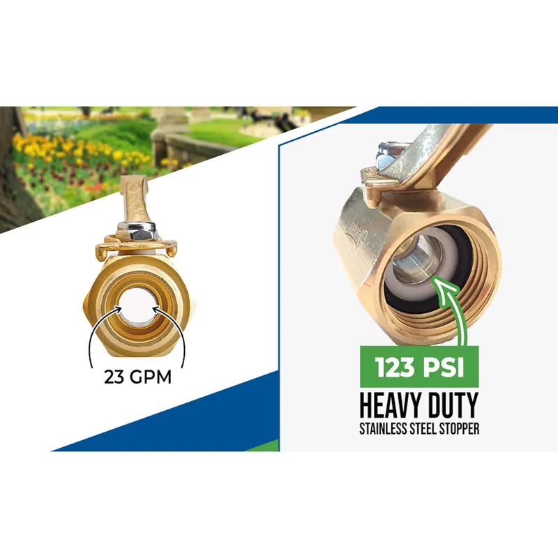 Underhill CV075H high-flow control valve 3/4 inches hose thread