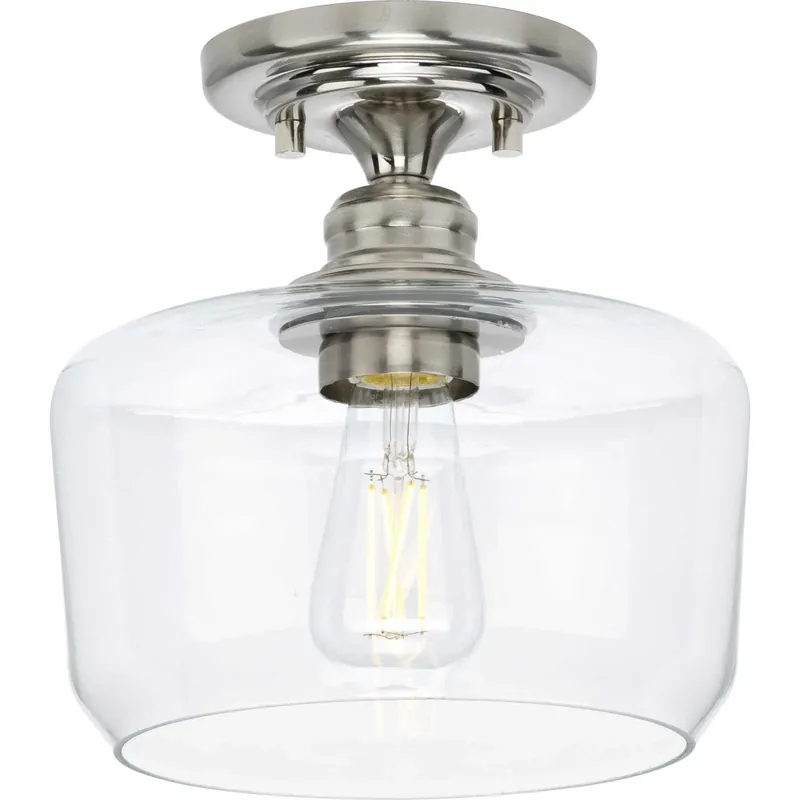 Progress Lighting P350214-009 Aiken Collection 1-Light Farmhouse Flush Mount Light