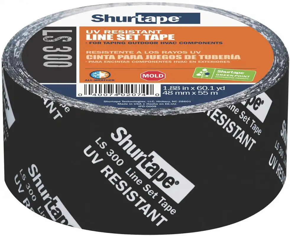 Shurtape 102666 LS 300 HVAC Line Set Tape 55m Length x 48mm Width (Pack of 1)