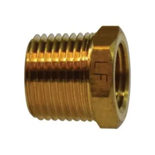 Midland Metal 706110-0806 Hex Bushing 1/2 inches Male Pipe x 3/8 inches Female Pipe