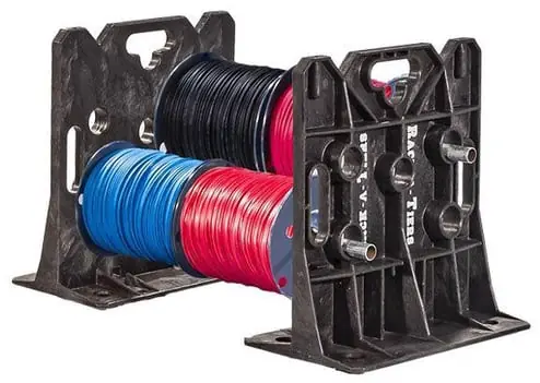 Rack-A-Tiers 11480 Wire Reel Holder/Dispenser & Pipe Vice