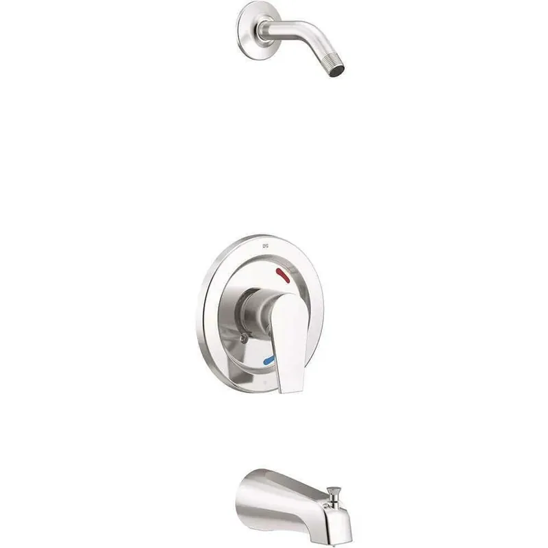 Cleveland Faucets 48003NHCGR One Handle Bathtub & Shower Faucet