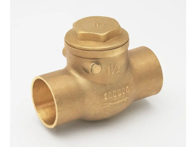 Bk Products 101-505NL Brass 1-in SWT x 1-in SWT Swing Check Valve - Lead-Free