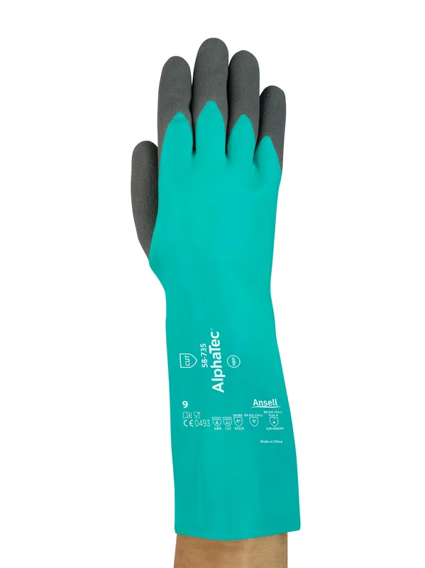 Alphatec 58735090 Med Duty Chem Res 14 inches - Size 9