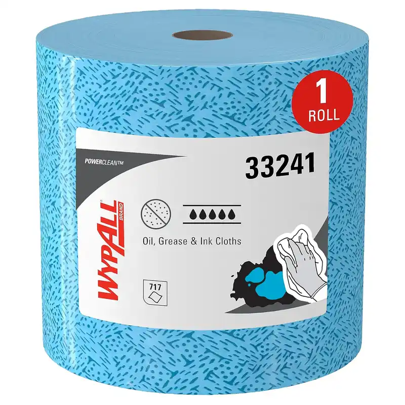 Wypall 33241 Oil, Grease & Ink Cloths 717 Sheets/Roll