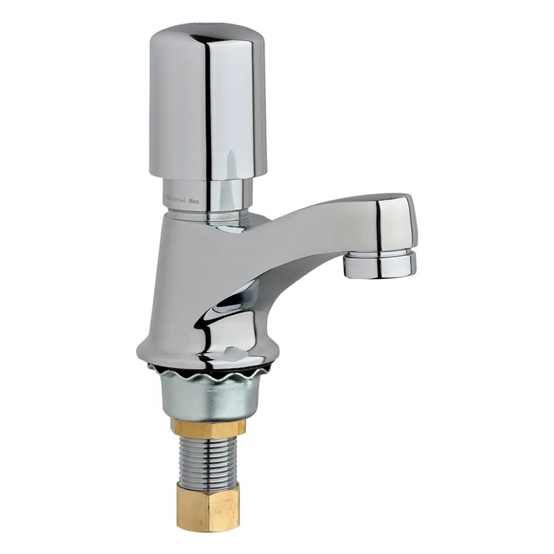 Chicago Faucets 333-E2805-765PSHAB Metering Faucet 0.5 GPM