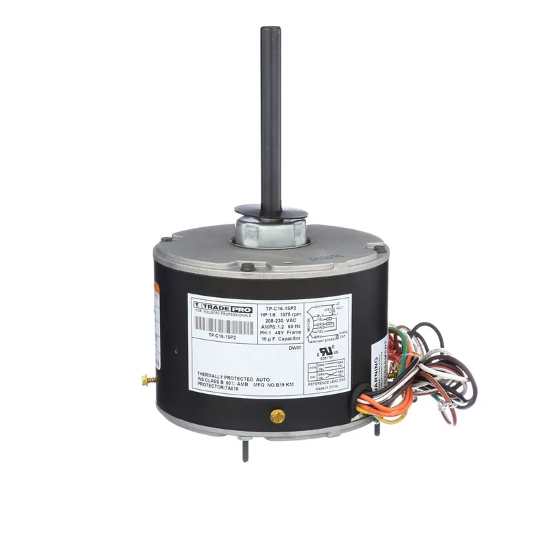 Tradepro TP-C16-1SP2 Condenser Motor 1/6 hp 1075 RPM